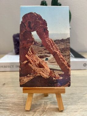 Elephant Rock Valley of Fire Nevada Vintage Chrome Postcard Unposted Scenic